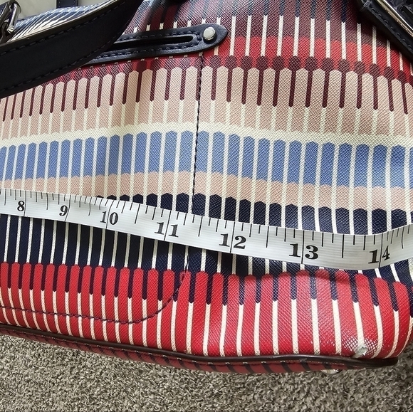 RLL Lauren ralph lauren handbag Womens Shoulder Bag Colorblock Rainbow - Picture 6 of 16